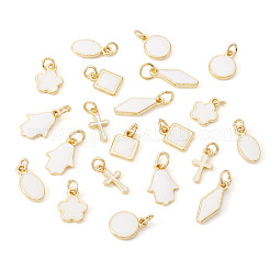 21шт 7 стиля латунные эмалевые подвески&nbsp;KK-TA0003-19A