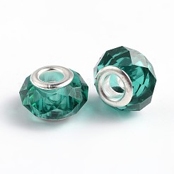 Стекло ручной работы европейского бисера&nbsp;X-GPDL25Y-68