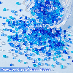 24 нитка 12 вида прозрачных граненых стеклянных бусин&nbsp;GLAA-GA0002-04