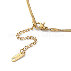 Ожерелье с подвеской-бантом из нержавеющей стали 304&nbsp;NJEW-Z028-02G