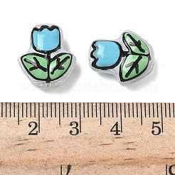 Прозрачные стеклянные эмалевые бусины&nbsp;LAMP-C023-01A