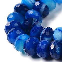 Натуральный полосатый агат / полосатые агатовые бусы&nbsp;G-E605-A02-03B