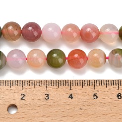 Природный агат бисер нитей&nbsp;G-F814-A02-8mm