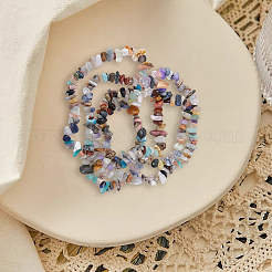 2 нити натуральных и синтетических смешанных бусин из драгоценных камней&nbsp;G-PA0001-56