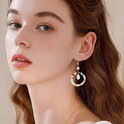 5 нить гальваника стеклянные бусины нити&nbsp;EGLA-LT0001-03C