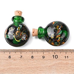 Подвески ручной работы бусины бутылки духов&nbsp;LAMP-H072-01