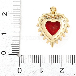 Латунные микро проложить кубического циркония подвески&nbsp;KK-K418-04B-G