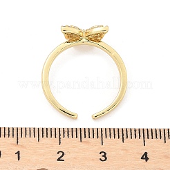 Регулируемые латунные кольца для пальцев&nbsp;X-RJEW-G096-42G