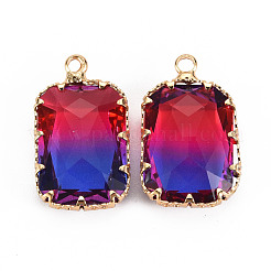 Стеклянные подвески градиентного цвета&nbsp;GLAA-S193-005-B02