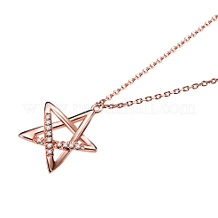 925 подвеска в виде звезды из стерлингового серебра со стразами&nbsp;TS-N264-RG