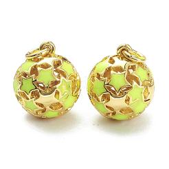 Латунь эмаль подвески&nbsp;KK-A153-02G-J