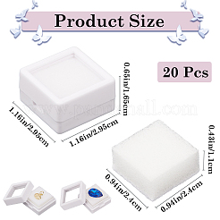 20шт акриловая шкатулка для украшений&nbsp;OBOX-GF0001-12