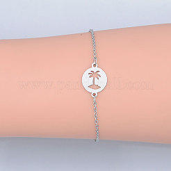 Браслеты из нержавеющей стали 201&nbsp;LS-BJEW-T011-JN499-1