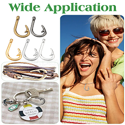 10 шт. 5-х цветные литые застежки-крючки&nbsp;FIND-LP0002-60