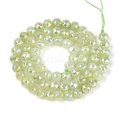 Антикоррозийные гальванические стеклянные бусины&nbsp;GLAA-N064-6mm-07