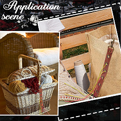 4 шт. 2-цветный литой кожаный нитевдеватель&nbsp;AJEW-CL0001-16