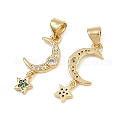 Латунные микро проложить кубического циркония подвески&nbsp;KK-C132-07G