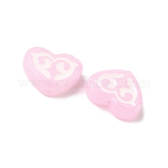 Окрашенные и запеченные стеклянные бусины&nbsp;LAMP-D004-02I