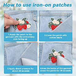 Компьютеризированные вышивки ткани самоклеющиеся пластыри&nbsp;PATC-WH20006-002