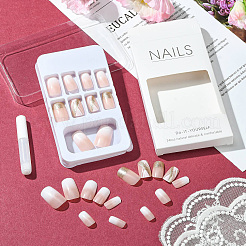 Пресс из АБС-пластика с полным покрытием на накладных ногтях&nbsp;DIY-CJC0006-15