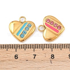 Подвески из нержавеющей стали 304 с микропаве из кубического циркония&nbsp;STAS-C159-02G