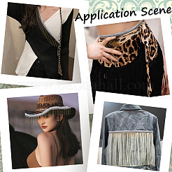 Железная лента со стразами&nbsp;AJEW-WH20048-48G-01