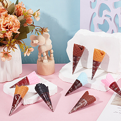 100 шт. 5-цветный ПВХ пластиковый имитационный леденец&nbsp;AJEW-OC0015-15