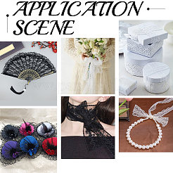 Отделочные ленты из полиэфирного кружева&nbsp;OCOR-WH20050-028B