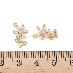 Латунные микро проложить кубического циркония подвески&nbsp;KK-C099-02G-03