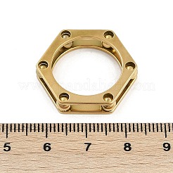 Ионное покрытие(ip) 304 нержавеющая сталь перстень для женщин&nbsp;RJEW-A052-03A-G02