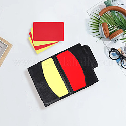 Футбольный арбитр книга из искусственной кожи&nbsp;AJEW-WH20121-15B