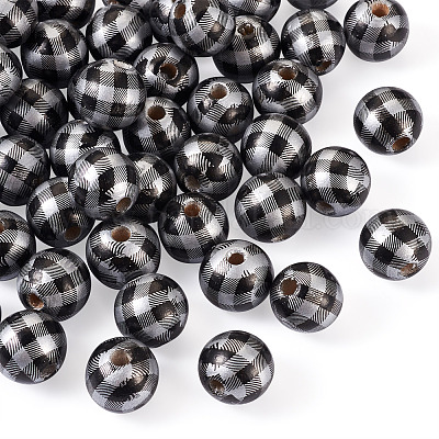 Натуральные деревянные бусы&nbsp;WOOD-TAC0010-05J-1