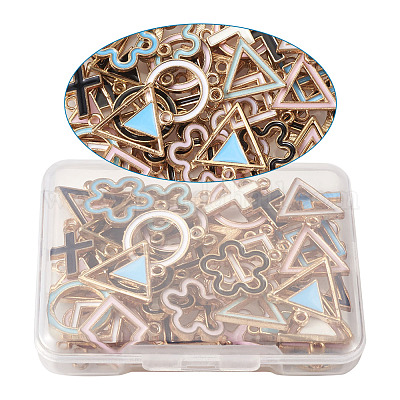 Подвески из эмали и сплава&nbsp;ENAM-TA0002-05G-1