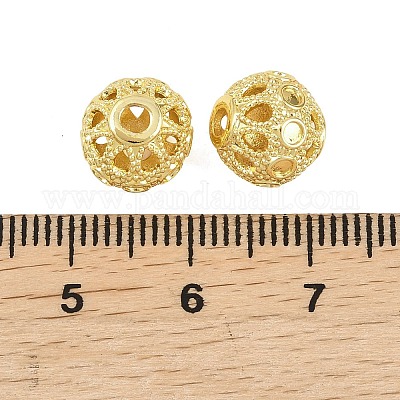 Латунные бусины&nbsp;KK-D120-01G-1