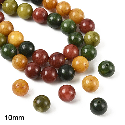 1 нить бусин из натурального кварца&nbsp;G-YW0002-58A-1