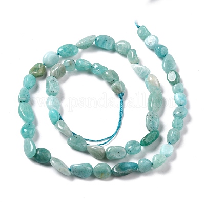 Природных амазонит бисер нитей G-G018-52-1