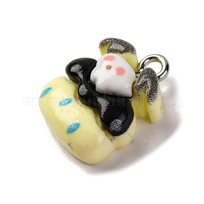 Подвески из непрозрачной смолы на тему хэллоуина RESI-D075-02J-1