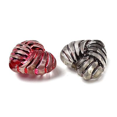 Прозрачные акриловые бусины&nbsp;OACR-H054-15-1