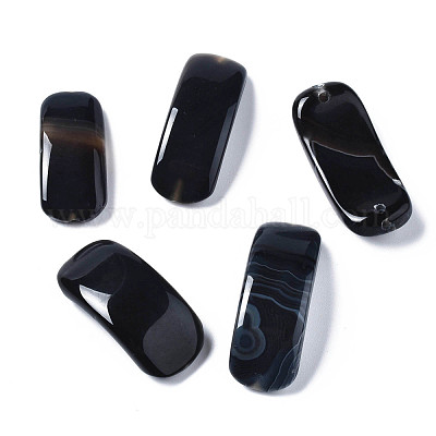 Соединители звеньев натурального агата&nbsp;G-S356-28A-1