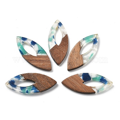 Подвески из смолы и ореха&nbsp;LS-FIND-R051-12G-1