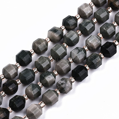 Натуральный зеленый деревянный кружевной камень бусины пряди&nbsp;G-S362-054A-1