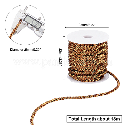 3-слойный полиэстеровый шнур&nbsp;OCOR-WH0033-17D-1