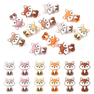 6 шт. Силиконовые бусины&nbsp;SIL-YW0002-15A-1