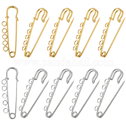 30 шт. 2 стиля железной фурнитуры для броши&nbsp;FIND-SC0020-14-1