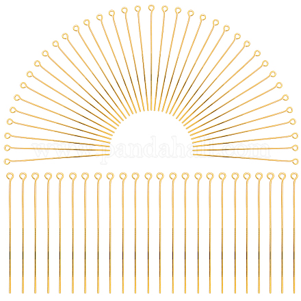 600 шт. Латунный штифт для глаз KK-SP0001-69B-G-1