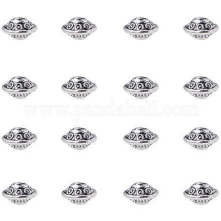 Тибетском стиле сплав Шарики прокладки&nbsp;TIBEB-PH0004-06AS-1