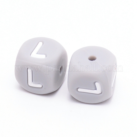 Силиконовые бусины&nbsp;LS-SIL-WH0002-25C-L-1