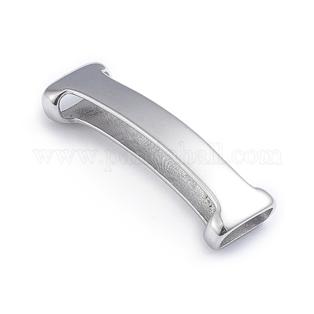 Не тускнеющие скользящие подвески/слайдерные бусины из нержавеющей стали марки 304&nbsp;LS-STAS-L243-004P-1