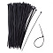 100Pcs Nylon Cable Ties, Tie Wraps, Zip Ties, Black, 145x3mm