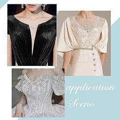 1шт блестящий цветок кристалл горный хрусталь отделка воротника&nbsp;DIY-FG0003-38